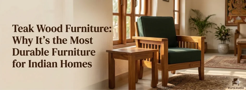 Teak Wood Furniture: Why It’s the Most Durable Furniture for Indian Homes